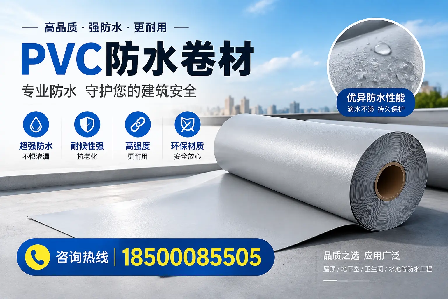 嘉兴地区pvc防水卷材的市场现状与发展趋势